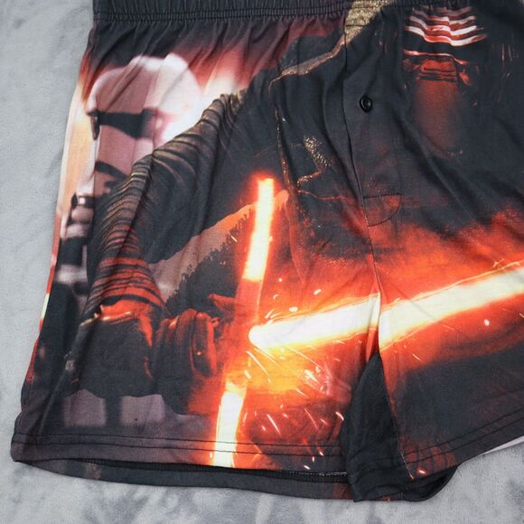 Star Wars Shorts Mens 2X Multicolor Stretchable Waist Pull Over Bottoms - Picture 10 of 14